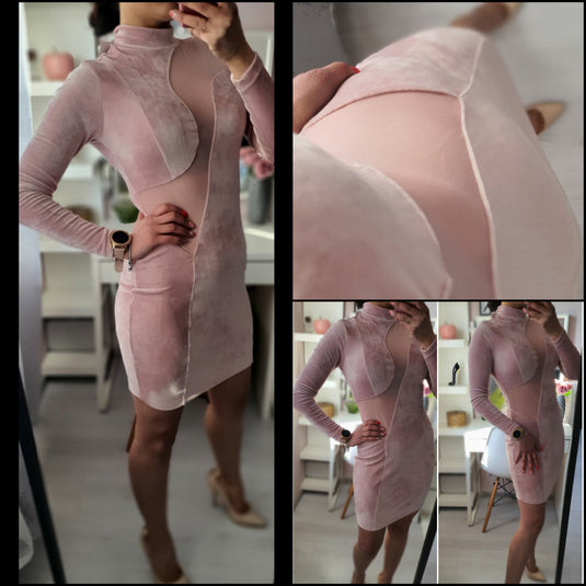 Рокля нежен плюш