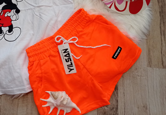 Къси панталонки неонови цветове