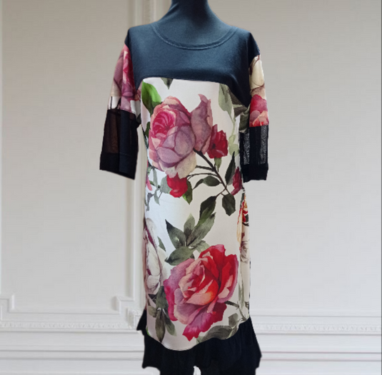 Рокля МАКСИ нежни рози