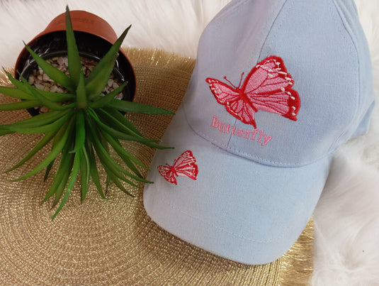 Шапка с козирка Butterfly