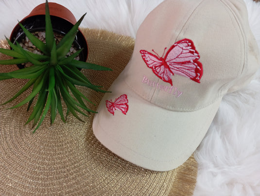 Шапка с козирка Butterfly