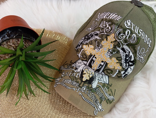 Шапка с козирка Affliction кръст